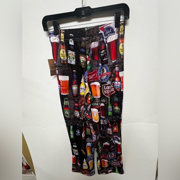 BRIEF INSANITY “BEER FOR BREAKFAST” LOUNGE PAJAMA PANTS - SIZE SMALL NWT - Picture 5 of 15